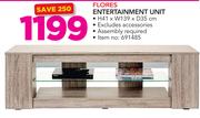 Flores Entertainment Unit Excludes Accessories