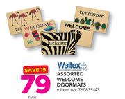 Waltex Assorted Welcome Doormats-Each
