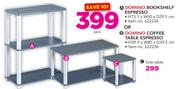 Domino Bookshelf Espresso-Each