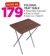Folding Tray Table