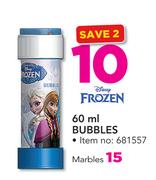 Disney Frozen 60ml Bubbles