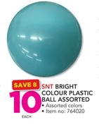SNT Bright Colour Plastic Ball Assorted