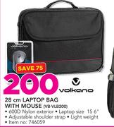 Volkano 28cm Laptop Bag With Mouse VB-VLB200