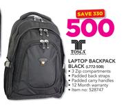 Tosca Laptop Backpack Black L772-50B