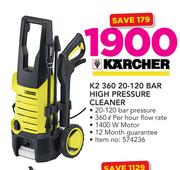 Karcher K2 360 20-120 Bar High Pressure Cleaner