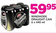 Windhoek Draught Can-6 x 440ml
