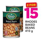 Rhodes Baked Beans-2 x 410g