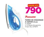 Pineware Ferro de engomar a Vapor PSI-60 