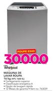 Whirlpool 16Kg Maquina De Lavar Roupa WTL 1600 SL