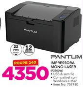 Pantum Impressora Mono Laser P2500W