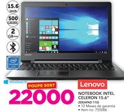 Lenovo 15.6" Notebook Intel Celeron IDEAPAD 110