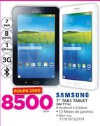 Samsung 7" TAB 3 Tablet SM-T116-Cada