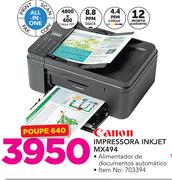 Canon Impressora Inkjet MX494