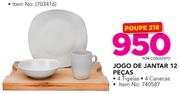 Jogo De Jantar 12 Pecas-por Conjunto