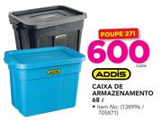Addis 68Ltr caixa De Armazenamento-cada