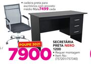 Secretaria Preta Nero 1200