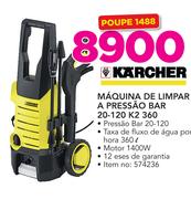 Karcher Máquina De Limpar A Pressão Bar 20-120 K2 360