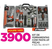 Stramm Kit De Ferramentas Com Pasta 69 Peças