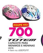 Totem Capacete Para Meninos e Meninas - cada