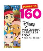 Disney Mini Quebra Cabeças-24 Peças