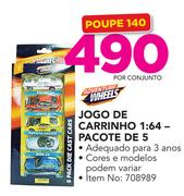 Adventure Wheels Jogo De Carrinho 1:64 Pacote De 5 -por Conjunto