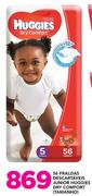 56 Fraldas Descartaveis Junior Huggies Dry Comfort Tamanho
