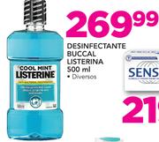 Desinfetante Bucal Listerine-500ml