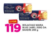 bolachas Maria Blue Label da Bakers - 2x200g