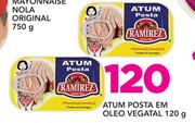 Atum Posta Em Óleo Vegetal-120g