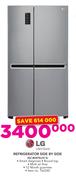 LG Refrigerator Side By Side GC-B247SLUV S/