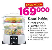 Russell Hobbs 3Ltr Tier Food Steamer 10969
