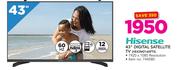 Hisense 43" Digital Satellite TV HE43M2160FTS