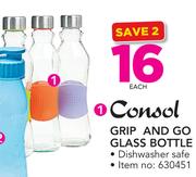 Consol Grip And Go Glass Bottle-Each