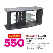 Bellagio Black Entertainment Unit