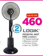 Logik Pedestal Mist Fan LT-40MF01