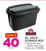 Big Jim 60Ltr Delta Storage Box