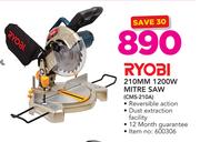 Ryobi 210mm 1200W Mitre Saw CMS-210A