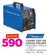 Tradeweld 130Amp 230V Air Cooled Welder