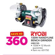 Ryobi 150W Handyline Bench Grinder HBG150