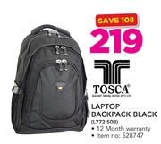 Tosca Laptop Backpack Black L772-50B
