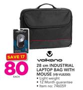 Volkano 28cm Industrial Laptop Bag With Mouse VB-VLB200