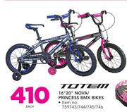 Totem 16"-20" Nova/Princess BMX Bikes-Each
