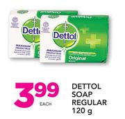Dettol Soap Regular-120gm Each