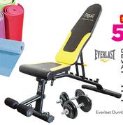 Everlast Dumbell Pro Exercise Bench With Sit Up Attachment