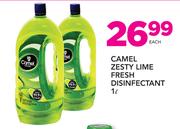 Camel Zesty Lime Fresh Disinfectant-1Ltr Each