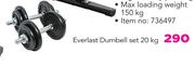 Everlast Dumbell Set-20Kg
