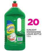 Sunlight Dishwashing Liquid Bottle-1.5Ltr
