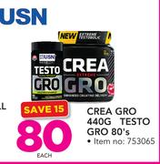 Crea Gro 440gm Testo Gro 80's-Each