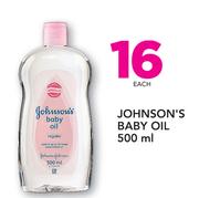 Johnson's Baby Oil-500ml