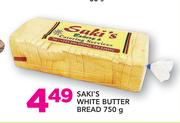 Saki's White Butter Bread-750gm